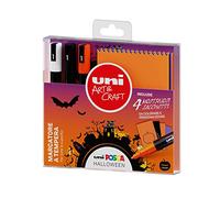 Uni Posca Kit Halloween Marqueur pointe fine + sachets à personnaliser