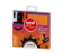 Uni-Posca Kit Halloween Marqueur pointe moyenne + sachets à personnaliser