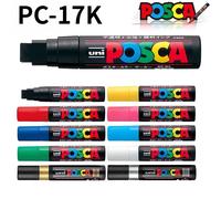 UNI POSCA PC-17K marqueur Graffiti peinture stylo Art marqueurs POP pointes larges 15mm tissu stylo Art fournitures larges marqueurs de coloration PC-17K-Blue 33