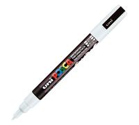 Marqueur Posca PC3M pointe fine de 0,9 à 1,3 mm - blanc