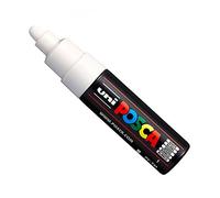 Uni Posca PC-7M Marqueur artistique Pointe large 5-5,5 mm Blanc