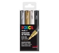 UNI Posca Set PC 1M GSWB Lot de 4 marqueurs