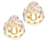 UNI Rétro Vintage Plafonnier Industrielle 2pcs Blanc
