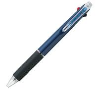 uni Stylo à bille Jetstream 3 couleurs noir, rouge, bleu encre 0,5 mm, bleu marine (SXE340005.9)