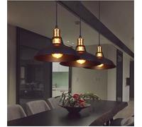 UNI Suspension Luminaire Industrielle Vintage 2PCS Lustre Abat-jour Métal