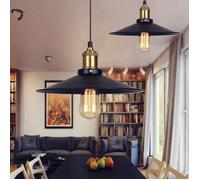 UNI Suspension Rétro Vintage 26cm 2PCS Lustre Industrielle Plafonnier Luminaire pour Chambre Salon