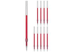 Uni SXR-7 Jetstream Lot de 10 recharges pour stylo à bille Rouge 0,7 mm