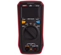 Uni-T Multimètre résidentiel de poche UT123T – 600 V AC/DC, -40°C à 300°C (-40°F à 572°F)