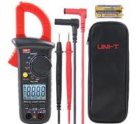 UNI-T UT200B+ Pince Ampèremétrique, True RMS Automatique Gamme Multimètre numérique Avec écran rétroéclairé, Mesure Tension AC/DC, Courant AC, Résistance, Continuité, Diode Amperemetre
