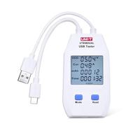 Uni-T, Multimètre, UT658 Testeur de livre double USB-USB-C (Testeur de câbles)