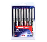 UniBall Eye Fine UB-157 Stylos à bille Pochette de 8 couleurs assorties