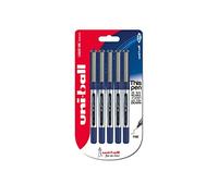Uniball Eye Micro UB-150 Pack de 5 Stylos à bille pointe 0,5 mm Bleu