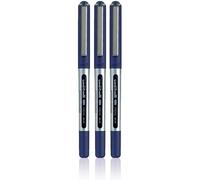 Uniball Eye Micro Ub-150 Pack Of 3 Ballpoint Pens 0.5 Mm Tip Blue