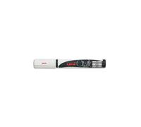 Uniball Marqueur Craie Chalkmarker, Pointe Ogive Moyenne, Pour Les Tableaux Noirs, Menus Coloris Blanc