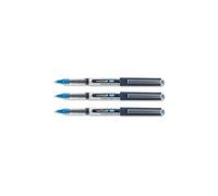 Uniball - Uni Mitsubishi Eye Ub 157 - Stylo Roller - Pointe Métal Fine - Encre Liquide Bleue - Lot De 12