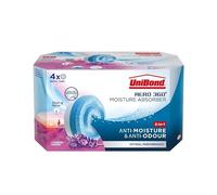 UniBond AERO 360° Absorbeur d'humidité Lavande Garden Recharge Tab, aromathérapie, ultra absorbant et neutralisant les odeurs, pour déshumidificateur AERO 360°, absorbeurs de condensation, lot de 4 (4