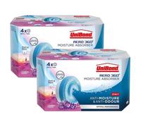 Unibond AERO 360 Absorbeur d'humidité Lavande Jardin Recharge Tab - 8 x 450g