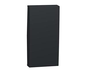 Unica - enjoliveur interrupteur ou bouton-poussoir - 1 mod - Anthracite