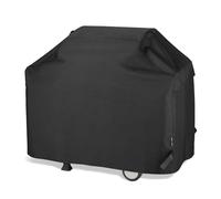 Unicook Housse de Barbecue, Housse de Protection Barbecue à Gaz étanche et Résistante à La décoloration et Aux UV, Compatible avec Les Barbecues Weber Char Broil Outback, Noir (140 x 58 x 107 cm)