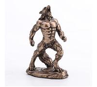 Unicorn Studios Veronese Design Figurine Miniature en résine Lycanthrope Loup-Garou et Lune Hurlant 8,9 cm