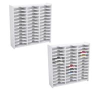 UNICRAFTALE 2 ensemble de 36 grilles de Rangement pour Tampons Encreurs Support de Rangement pour Tampons Encreurs Assemblés à Faire Soi Même pour Bureau