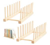 UNICRAFTALE Petit Etagère De Bureau En Bois, Rangement Pour Salle De Classe | Sans Outil Assemblage Finition Blanc Navajo 13×13×10.5cm Convient Pour Stockage De Livres Egouttoir De Vaisselle Décor