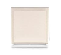 Uniestor Natural Lino | Store Enrouleur translucide | Beige | 100 x 200 cm | Taille du Tissu 97 x 195 cm | Installation Facile
