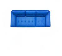 UnifearPro Miniature Canapé Trois Places Mobilier Résine Création Réaliste Texture Unique Adapté aux Passionnés de Modèles Collectionneurs de Voitures, Bleu