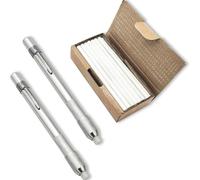 UnifearPro Pierre Porte-crayon Automatique Métal Ensemble Porte-crayon Savon Porte- Recharge Outil Marquage Antidérapant Adapté Atelier Bricolage Travaux