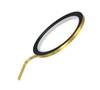 Unifizz 1 rouleau de ruban adhésif en PVC doré mat, 0,9 cm x 40,6 m, ruban métallique imperméable décoratif pour mur, espace de carrelage, cadre TV, artisanat, emballage de boîte cadeau et bord de sol