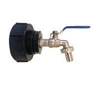 Unifizz Bouchon de réservoir IBC S100 x 8 bleu 1,9 cm avec robinet en laiton à clipser