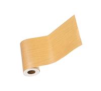Unifizz Ruban de réparation autocollant en PVC imperméable pour meubles, sol, porte, fenêtre, bord de placard et décoration à faire soi-même, chêne américain, 7,6 cm x 10 m