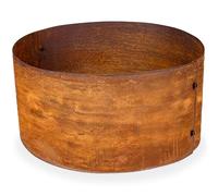 UNIGARDIA Bordure de Jardin pour Arbre en Acier corten, Ø 40 cm | Hauteur 20 cm, montage facile, bordure de pelouse ronde en métal, accessoires et 1 paire de gants incl.