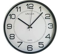 UNiLUX 400094406 UNiLUX horloge murale/quartz "MAGNET", magnétique, gris métal