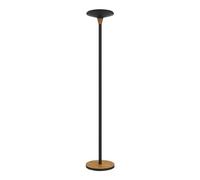 Unilux Lampadaire BALY Bamboo LED 44W 5300 lm dimmable 180 x 34 cm Noir/Bamboo