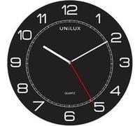 Unilux Méga Pendule de bureau Grande taille avec Système Quartz et Lisible jusqu'à 180 m Ø 57,5 cm Noir