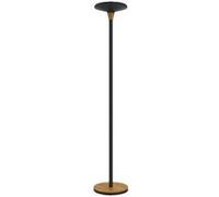 Unilux Lampadaire BALY Bamboo LED 44W 5300 lm dimmable 180 x 34 cm Noir/Bamboo