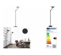 Unilux Lampadaire Dely 2.0 articulé LED Prise Europe Noir