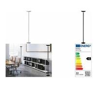 Lampadaire led first unilux prise europe gris métal