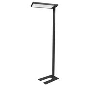 Unilux Lampadaire Versus - Led intégrée - Éclairage direct/indirect - 3 niveaux d'intensité - Noir