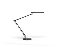 Unilux Lampe de bureau Mambo - Led intégrée - 5,6W - Double bras et tête articulés - Noir
