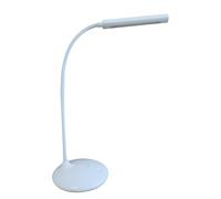 Unilux Lampe de bureau LED Nelly – variateur, rechargeable USB – Blanc, prise Europe