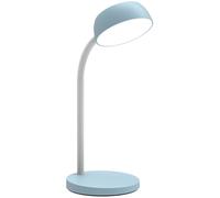 Lampe de bureau Led intégrée Tamy Unilux - 6 W - Bras flexible - bleu