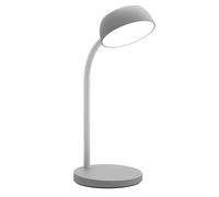 Lampe de bureau Led intégrée Tamy Unilux - 6 W - Bras flexible - gris