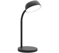 Lampe de bureau Led intégrée Tamy Unilux - 6 W - Bras flexible - noir