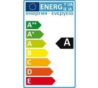 Unilux Lampadaire LED Variaglass – H180 cm, vasque en verre D36 cm, noir
