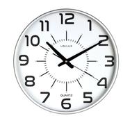 Unilux Horloge murale Maxi Pop silencieuse à pile 37,5 cm argenté Enfants