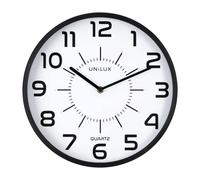 Unilux Horloge à quartz POP Diamètre 300 mm Noir