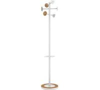 UNiLUX Porte-manteau BORA BAMBOO, blanc-bambou Blanc G