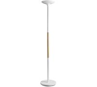 Lampadaire Led intégrée PRYSKA - Unilux - 44,6 W - blanc/bois